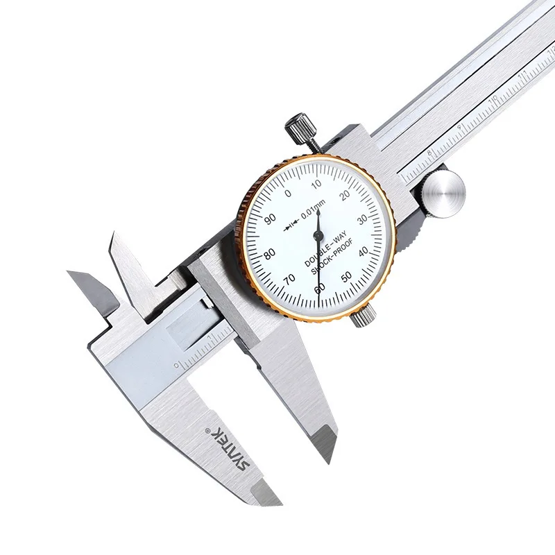 

Double Way Shock Proof Metal Dial Calipers 0.02 High Resolution Stainless Steel Vernier Caliper Depth Diameter Measuring Tools