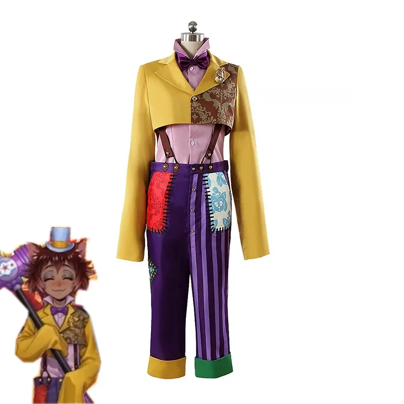 

Twisted Wonderland Playfulland Gidel Cosplay Costume Fancy Outfits Party Suit Halloween Carnival Uniforms Custom Made