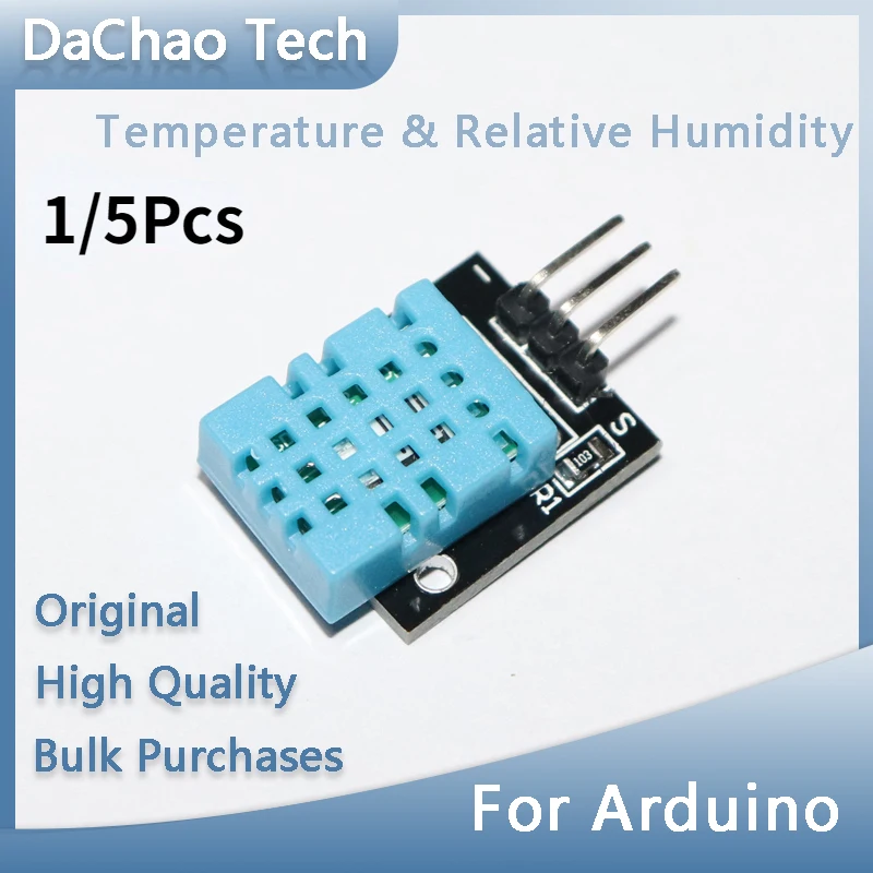 1/5Pcs Smart 3pin KY-015 DHT11 Digital Temperature Relative Humidity Sensor Module PCB for Arduino DIY Kit 37 In 1 Sensor Module