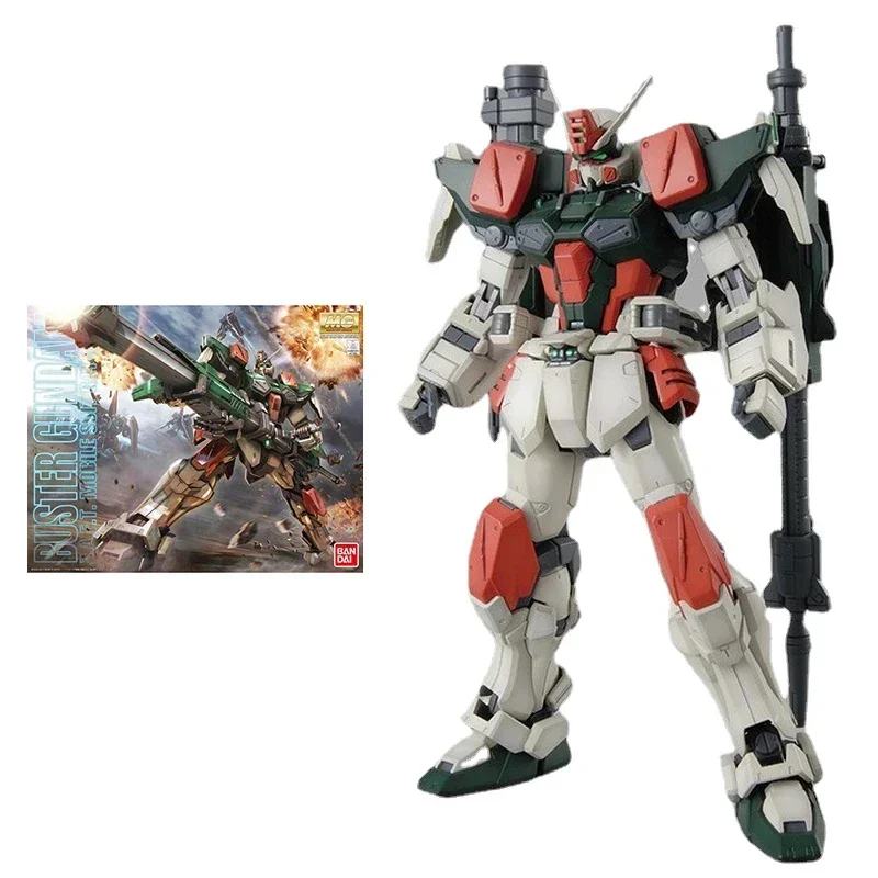 

Bandai Gundam Model Kit Anime Figure MG 1/100 GAT-X103 Buster Genuine Gunpla Robot Model Action Toy Figure Toys for Children