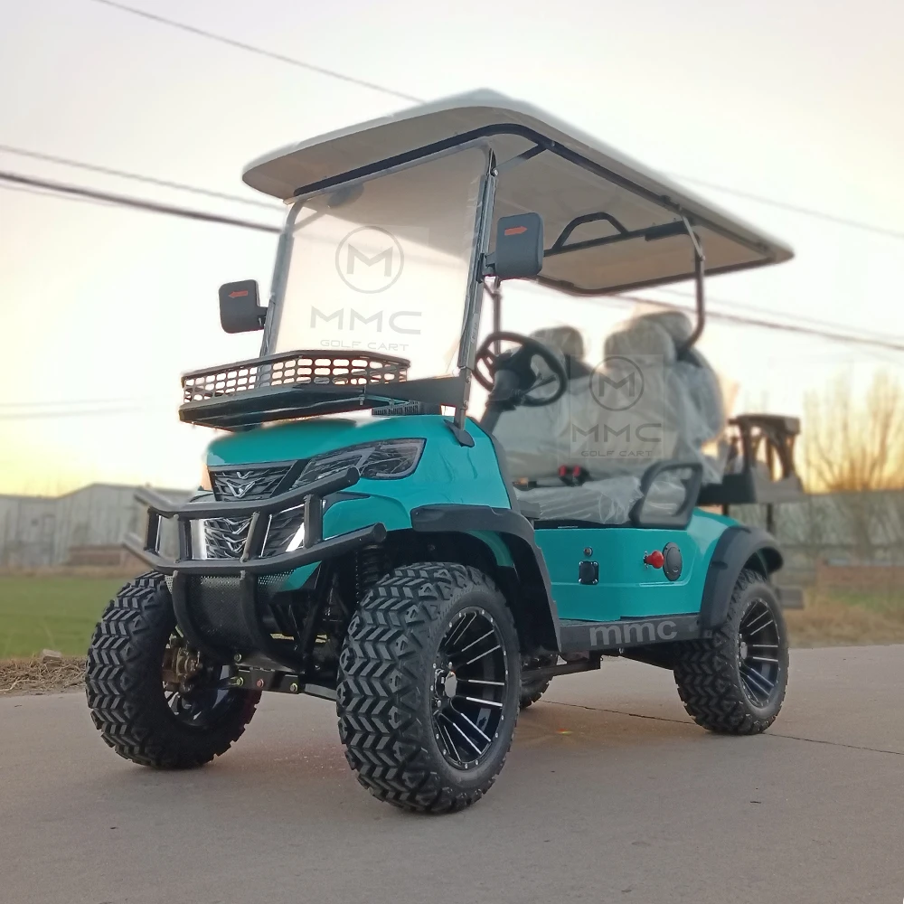 60V/72V Lithium Battery 4 seater Cool Adult Golf Scooter Best Price 2+2 Seater 4KW/5KW/7.5KW Lifted Electric Golf Carts