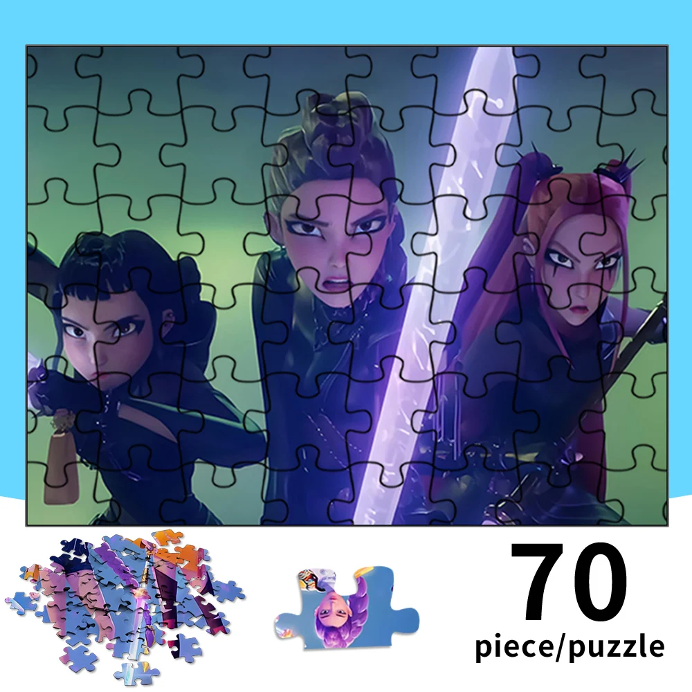 70 шт. KPOP охотники на демонов головоломка KPOP девушка группа коллекционная игрушка в подарок