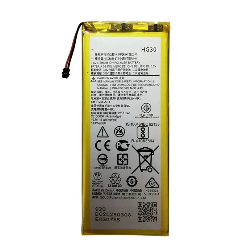 Original Battery 3000mAh HG30 For Motorola Moto G5s Plus XT1791 XT1792 XT1793 XT1794 XT1795 XT1805 XT1803 XT1806 XT1804 XT1802