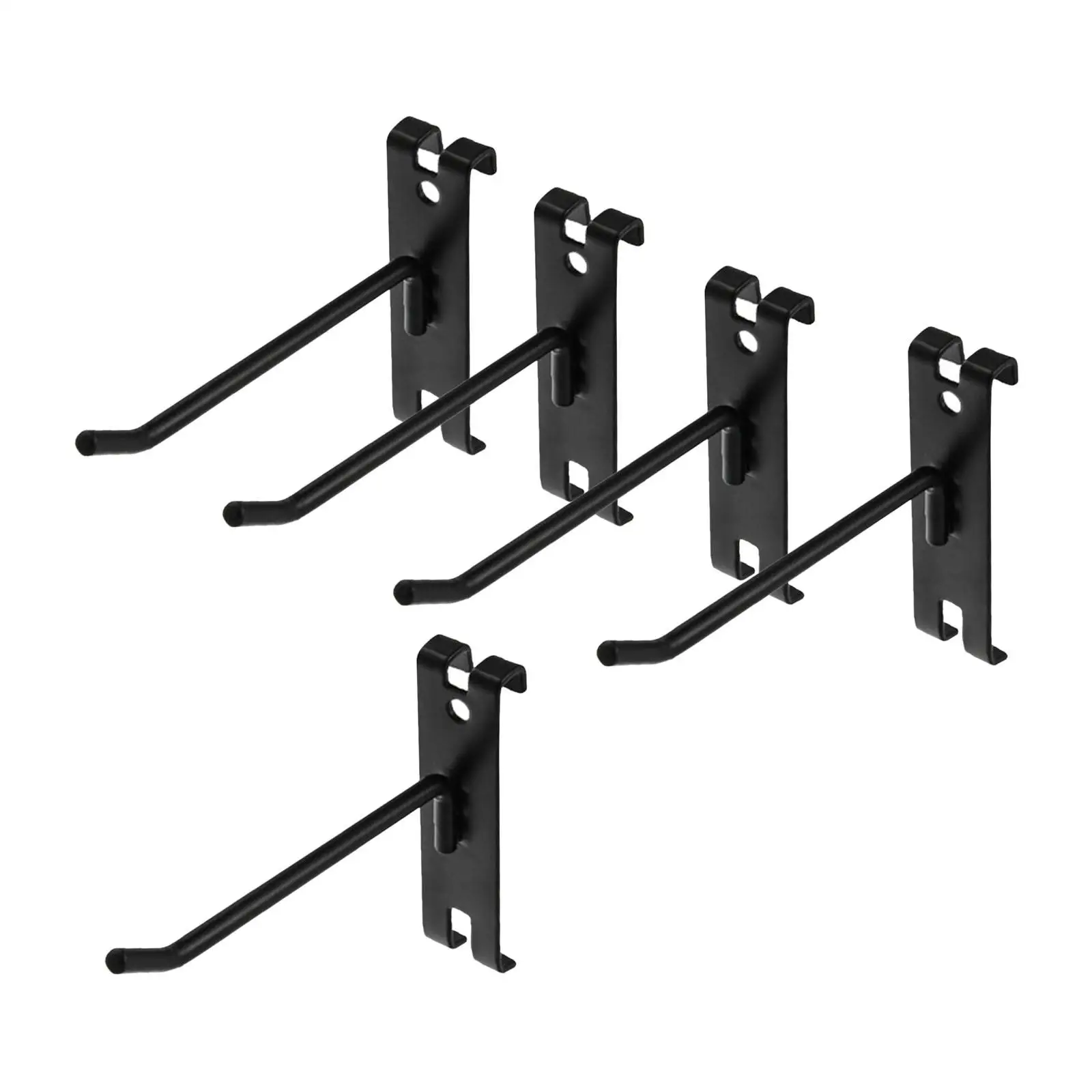 5 Pieces Gridwall Hooks Heavy Duty Metal Hooks for Grid Wall Panel Multi Use for