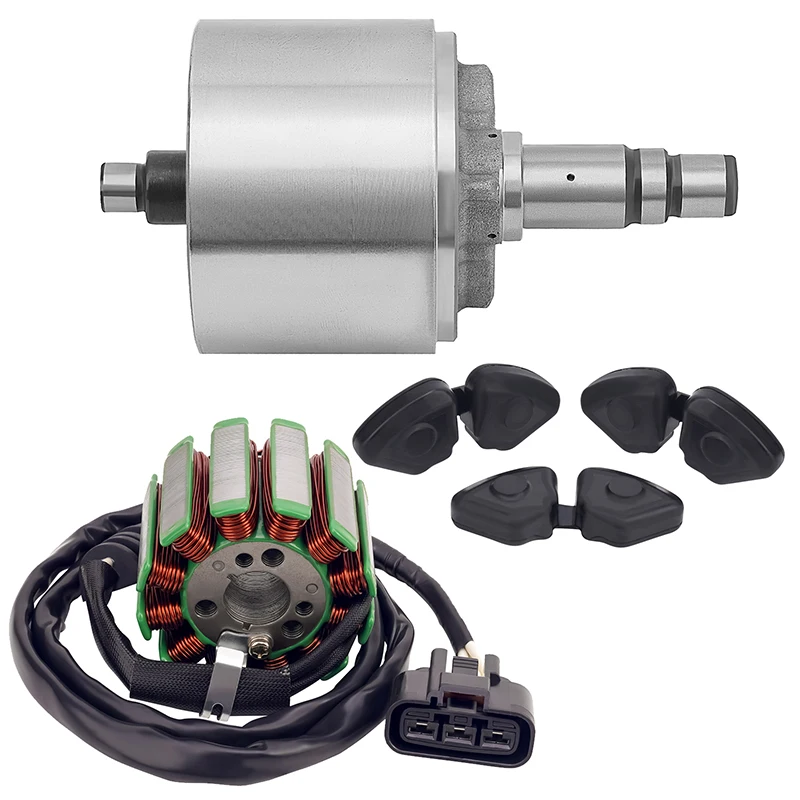 Stator Coil & Motor Magnetic Cylinder Rotor & Rubber For YAMAHA FZ8 FZ8-N Fazer 800 FZ8-S RN25 FZ1 FZ1-N Fazer FZ1-S ABS RN16 view 2