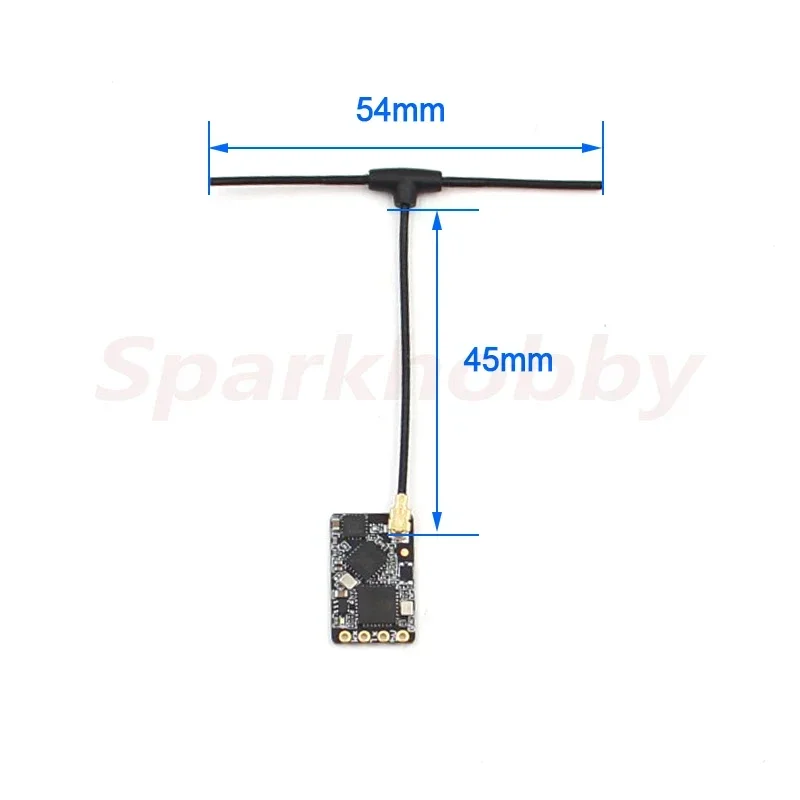 BAYCK ELRS 915MHz / 2.4GHz NANO ExpressLRS Receiver with T type Antenna Support Wifi upgrade for RC FPV Traversing Drones Parts