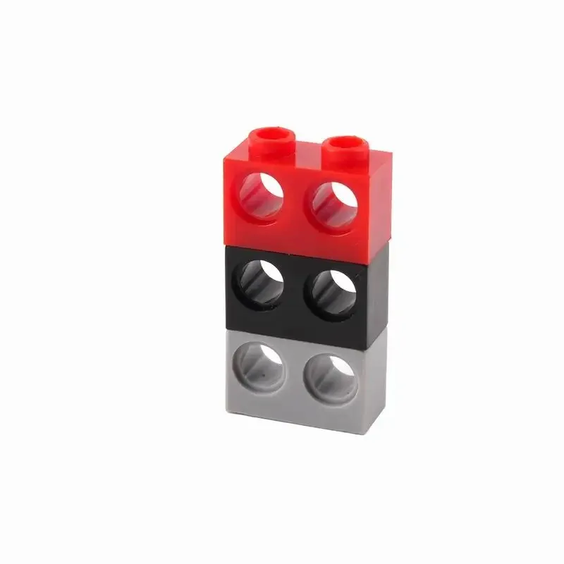 MOC high-tech onderdelen 1x2 baksteen 2 gaten 32000 MOC technische bouwsteen geschikt voor alle merken kleine deeltjes bakstenen speelgoed