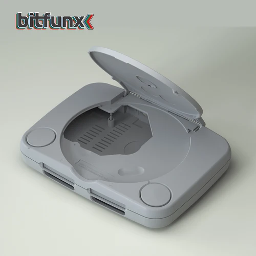 Imagen 2 del producto Bitfunx carcasa de repuesto transparente para consola de juegos funda carcasa para PlayStation PS One PSOne todas las versiones