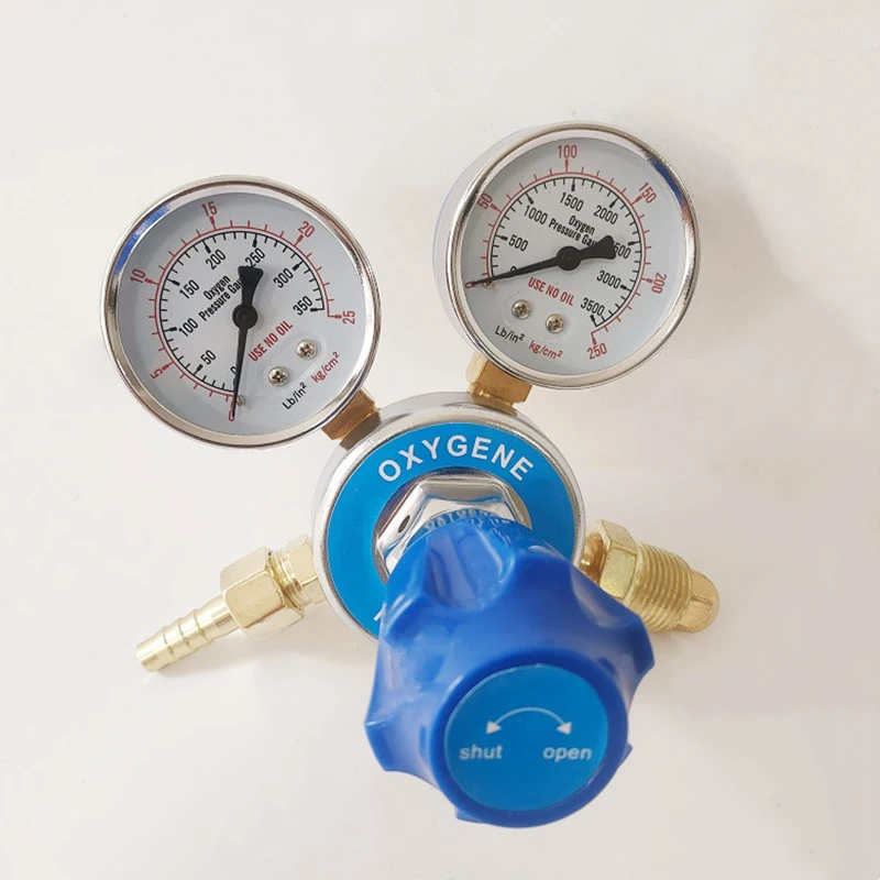 Oxygen Pressure Reducing Valve Oxygen Meter Outside Teeth Outside Wire Aluminum Valve Body Oxygen Pressure Reducer