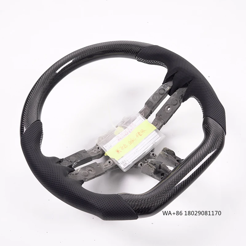 ل-عجلة القيادة من ألياف الكربون اليعسوب W219 W204 W213 W205 CLS C257 C 300d CLA 250 W117 W209 C117 #5