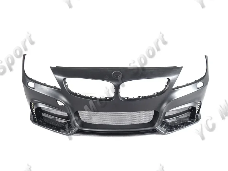 Car Accessories Portion Forged Carbon Weave RW White WF Ed Style Front Bumper Fit For 2009-2013 Z4 E89 Front Bumper With LED