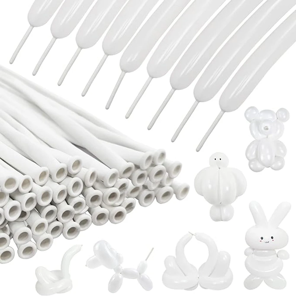 30/50pcs Long Balloons White Black Green Magic Ballon Birthday Party Wedding Baby Shower Making Kid's Carnivals Party Decoartion