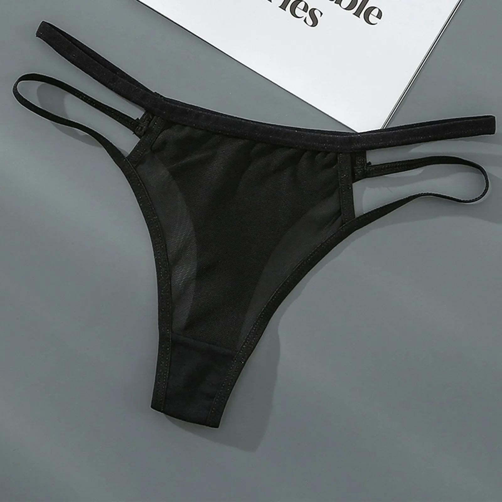 

Mesh sheer shaping sexy panties for women, solid bandage sport thongs, seamless panties underwear