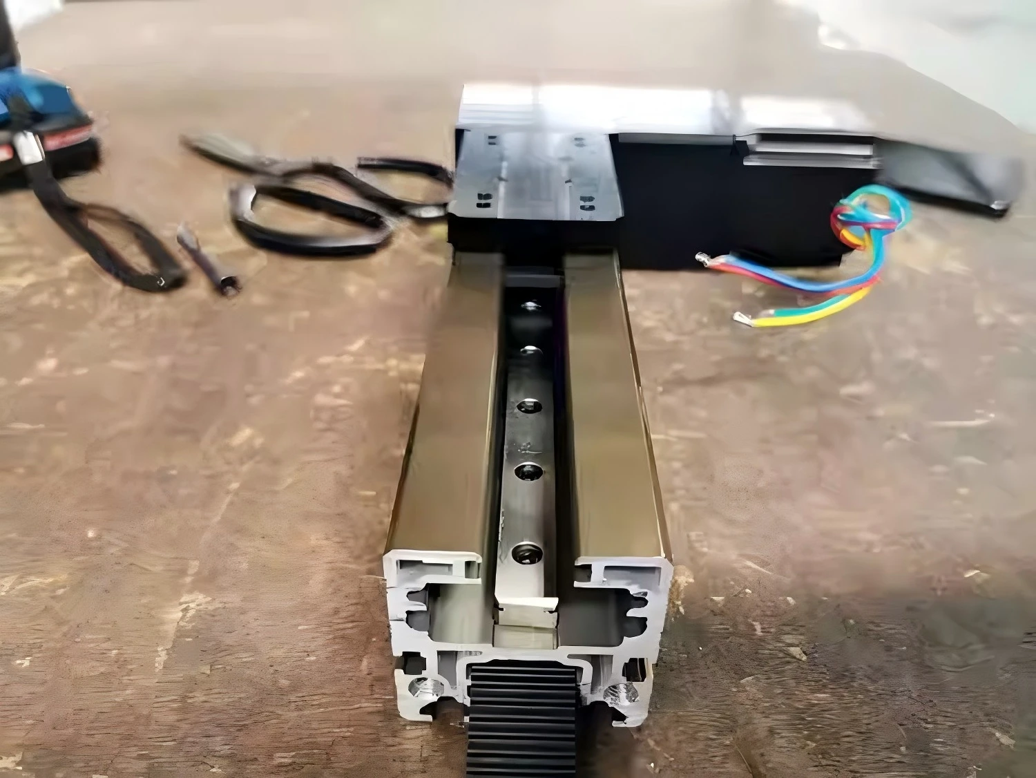 MF50 وحدة الحزام المختومة طاولة منزلق دليل خطي مناسبة لمختلف المحركات