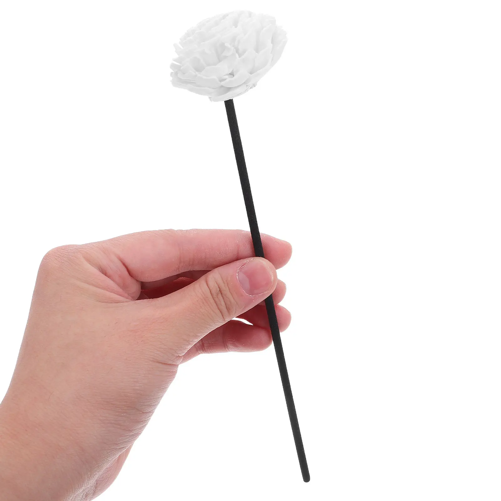 6Pcs Fiber Aromatherapy Diffuser Sticks with Natural Dried Tongcao Flowers for Home Office Living Room Bedroom Fragrance