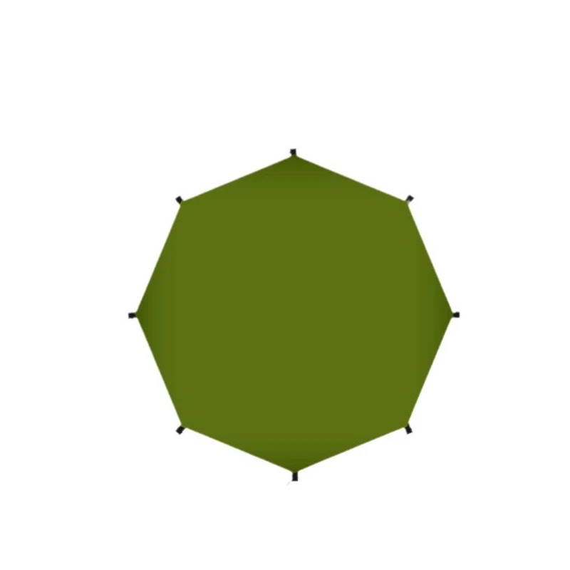 Portable Lightweight Waterproof Multi-purpose Moisture-proof Octagonal Outdoor Tent Bottom Cloth Wear-resistant Floor Picnic Mat
