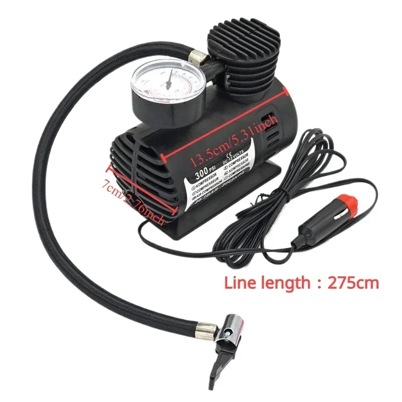 12V Auto Electric Air Pump 300psi Compressor Tire Mini Car Tire Inflator Auto Repair Accessories For Inflator High Quality Amagi