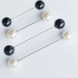 4PCS Sweater Shawl Clips Safety Pins Pearl Brooches Pin for Women Cardigan Sweater Clip DIY for Shirts Dresses