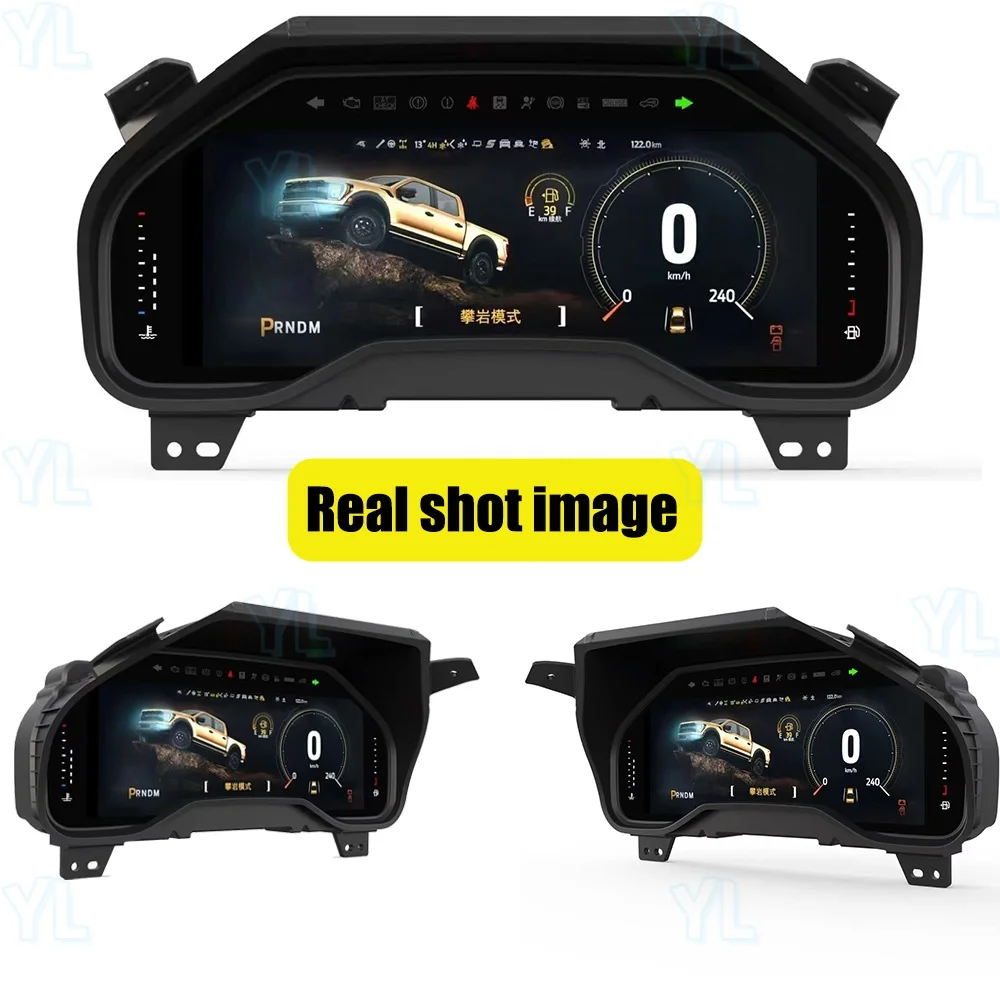 

Новый улучшенный ЖК-дисплей приборной панели YL для Ford F150 2015-2020, цифровой спидометр, система Linux, ЖК-панель приборов.
