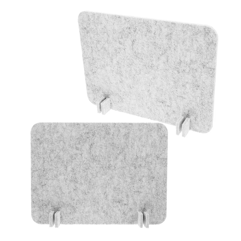 

2pcs Felt Desk Privacy Panel Office Divider Clamp-On Desktop Partition Shield Student Cubicle Barrier Space-Saving Efficient