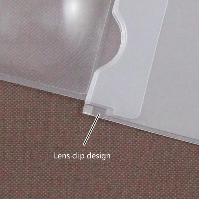 Kích thước thẻ tín dụng Kính lúp bỏ túi Ống kính phóng đại Fresnel 2,5 ''x 3,5 3X