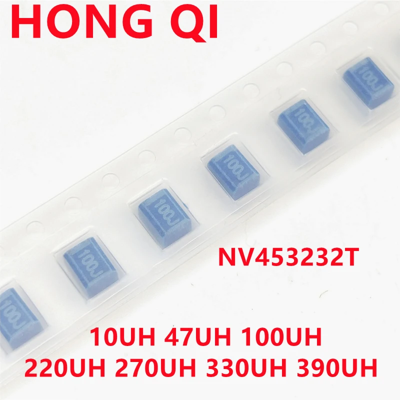 Inductor de heridas blindado SMT, 10 piezas, 1812, 10UH, 47UH, 100UH, 220UH, 270UH, 330UH, 390UH, 4532 NL453232T-100J-PF