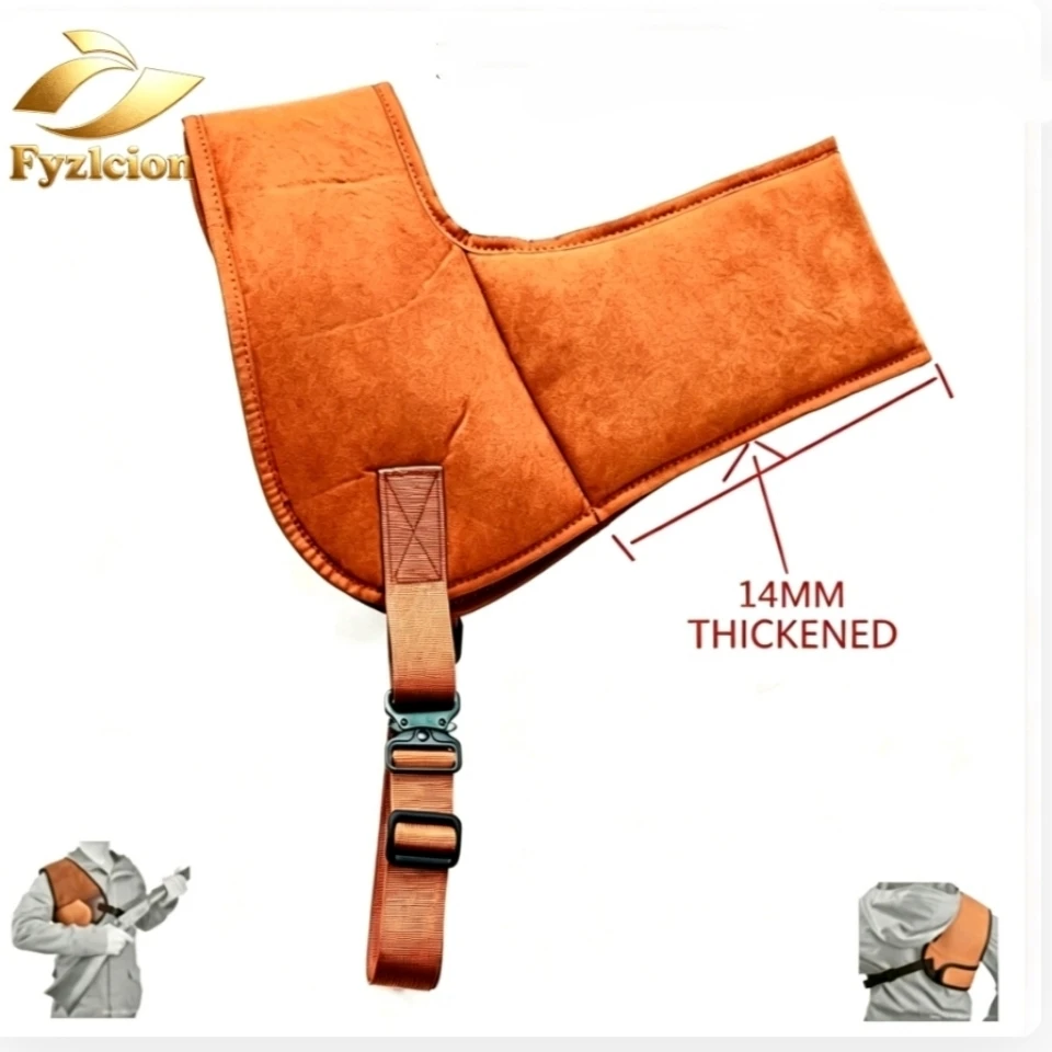 Universal Left Right Hand Shooting Recoil Shoulder Pad Thickened  Cushion Shock Absorb Protector