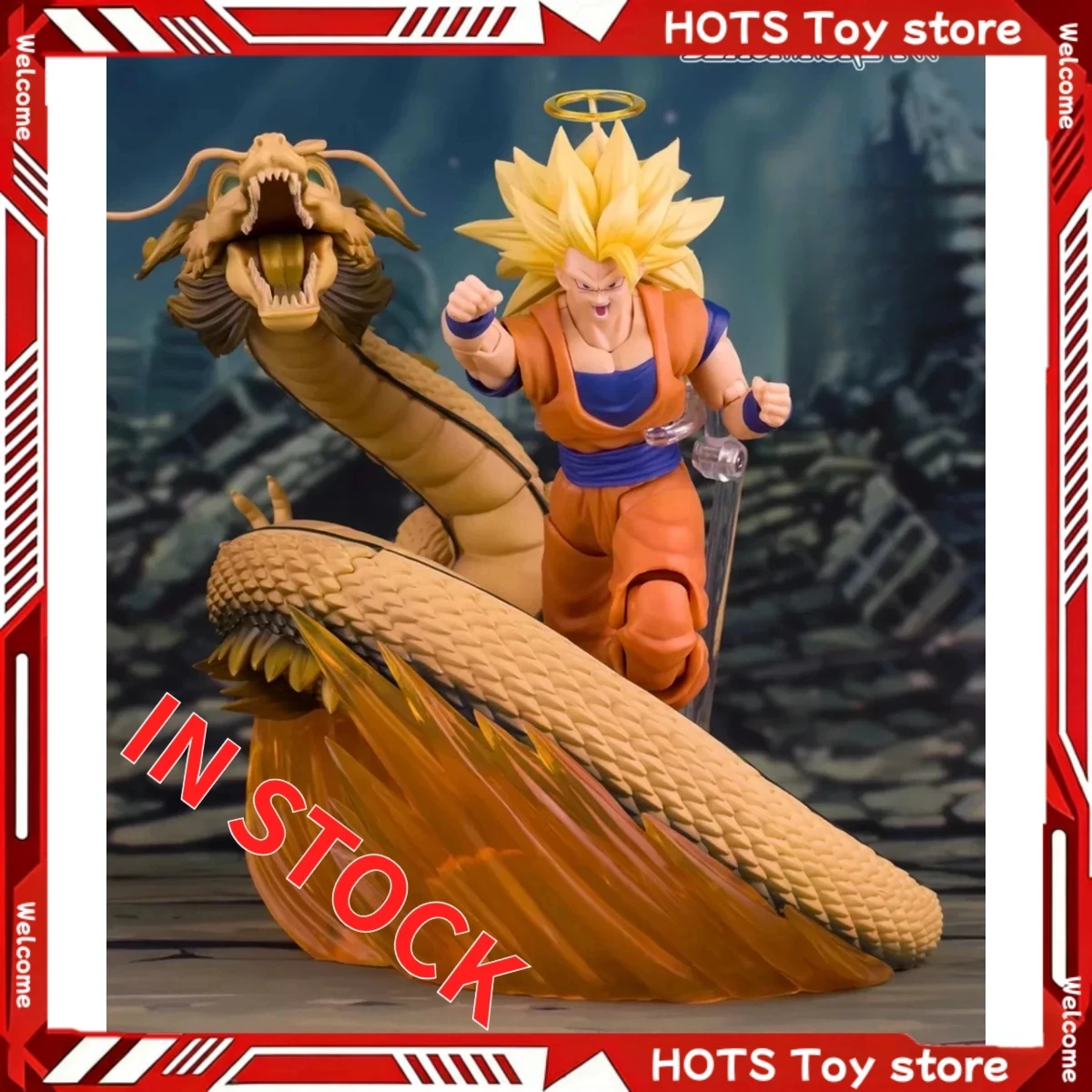 

Demoniacal Fit Dragon Blaster Action Figures Dragon Ball Z SHF Scale Figurine Premium Anime Action Collectible Model Toys Gifts