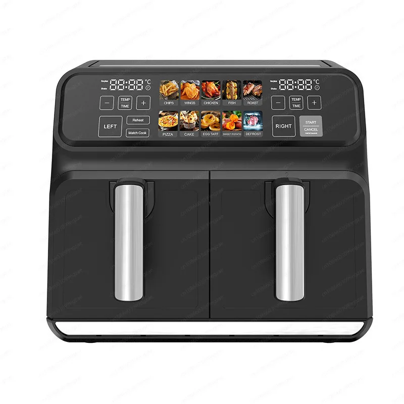 

Double drawer 8L large-capacity air fryer household high-power intelligent smoke-free electric fryer fried chicken