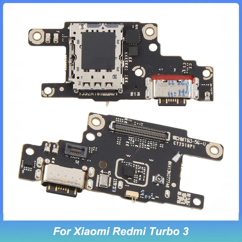 

USB Charging Dock Board for Xiaomi Redmi Turbo 3 Charger Port Connector Flex Cable Repair parts