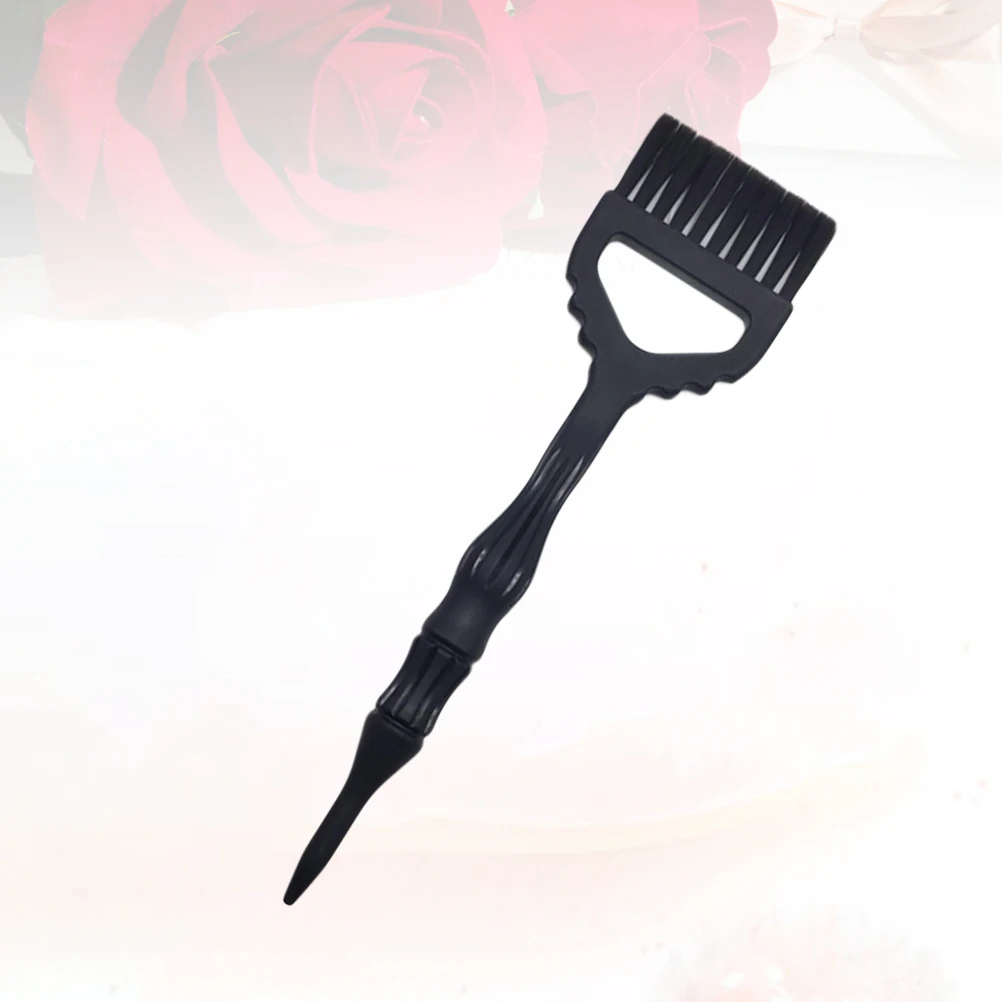 

2pcs Dye Comb Professional Hair Coloring Tool Large Size Nylon Home Use Pointed Tail Black Durable Easy Wash Quick