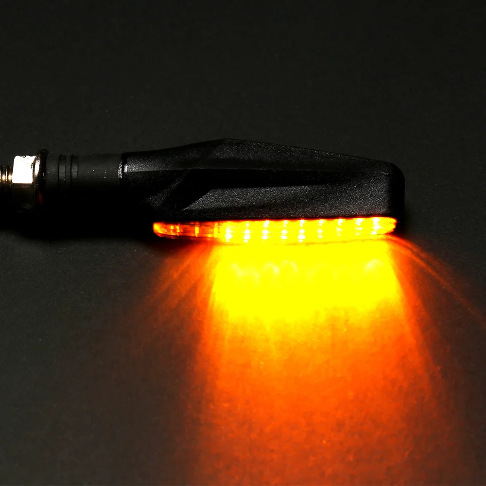 4Pcs Motorcycle Turn Signal Lights Universal LED Motorbike Turning Indicators Daytime Running Waterproof 12V Motorbike Lights