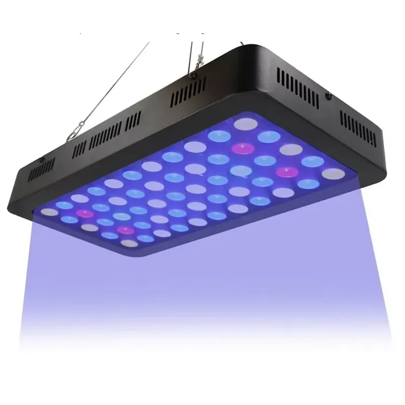 165W LED Aquarium Lights for Fish Tank Reef Tank 3 Channel Dimmable Full Spectrum Lamp