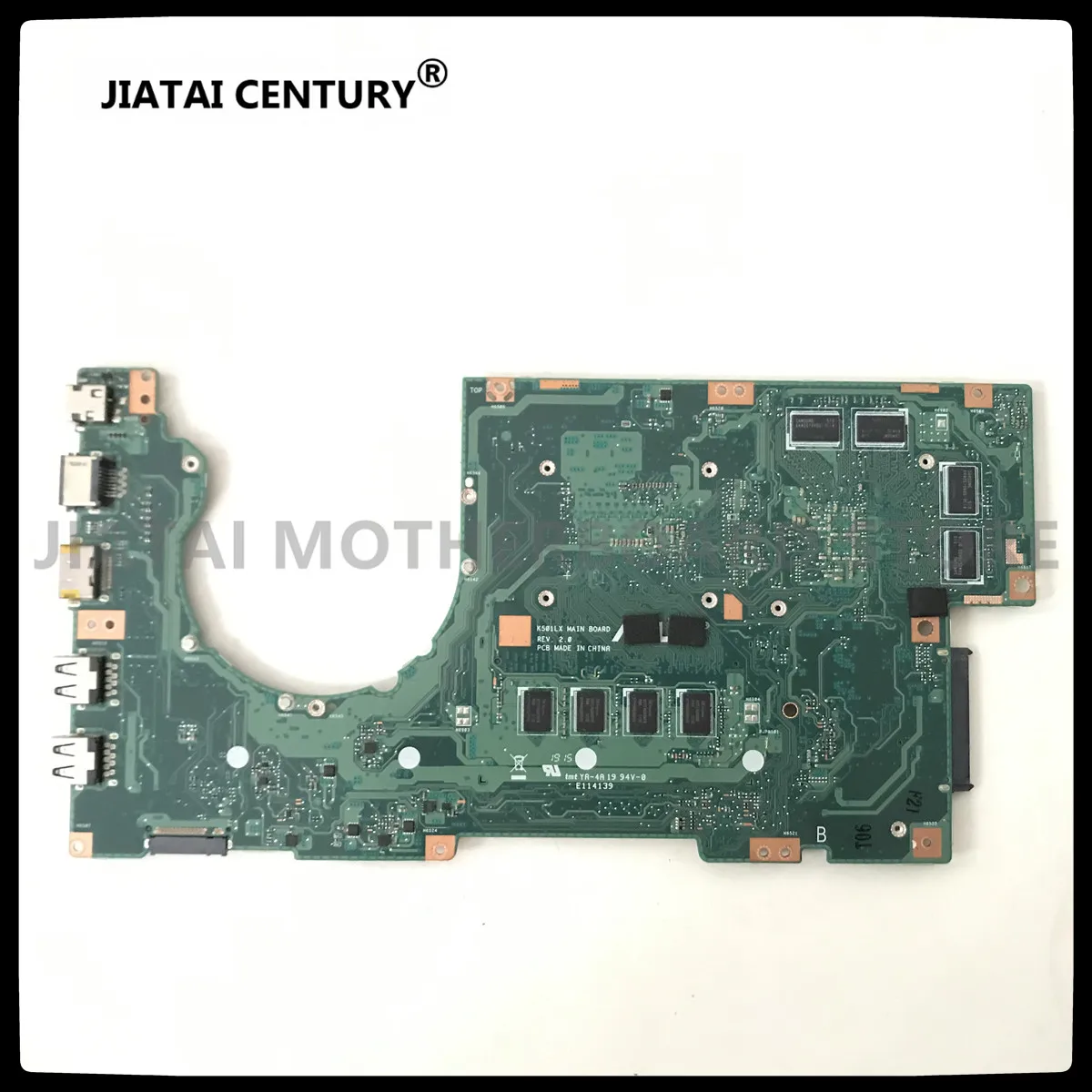 For Asus K501L K501LB K501LN A501 laptop Motherboard K501LX Motherboard i3 CPU 4GB  K501LX Mainboard K501LX Motherboard test ok