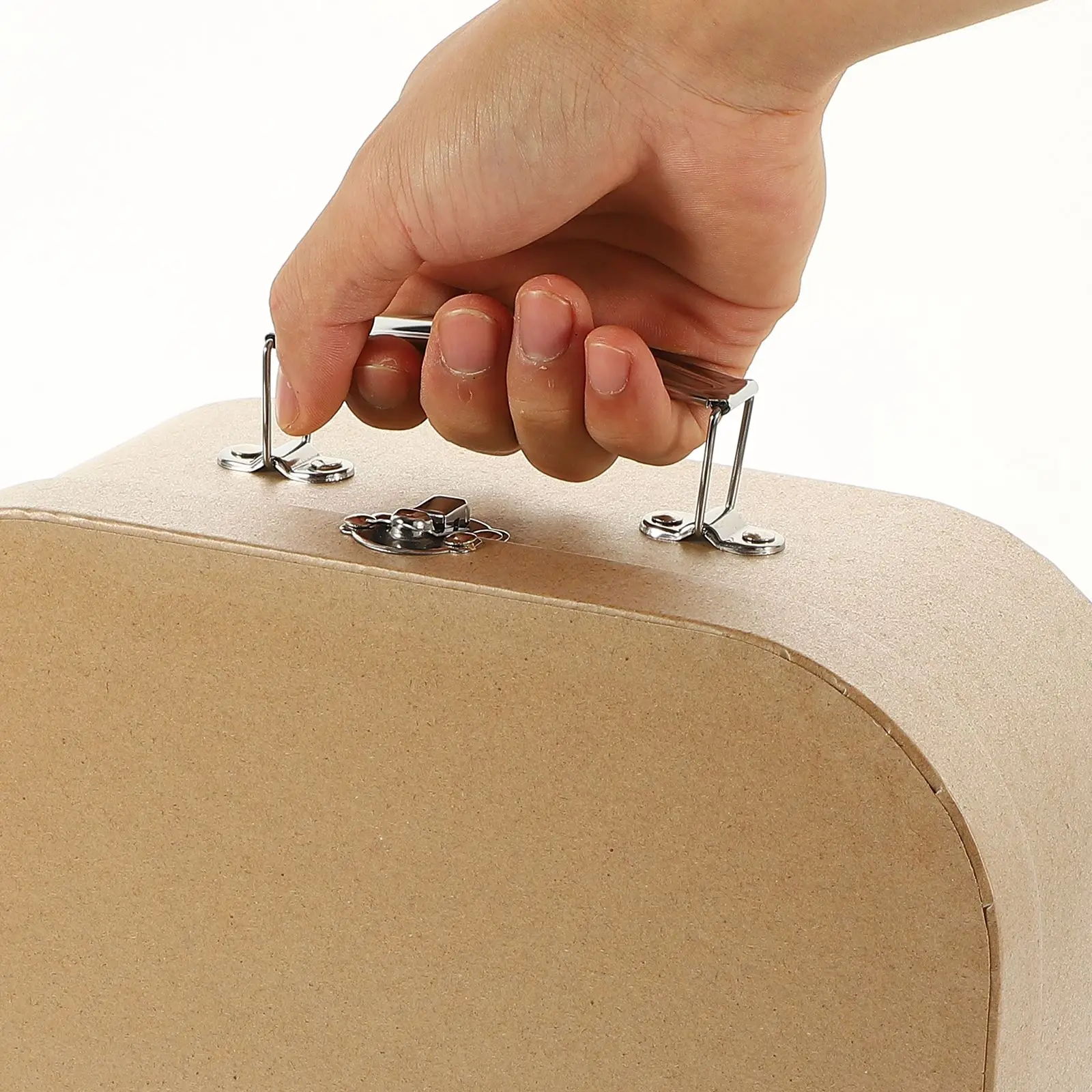 Paperboard Suitcases Paper Storage Box Decorative Gift Boxes With Lids Travel Themed Chest Small Stackable Luggage Mache Box