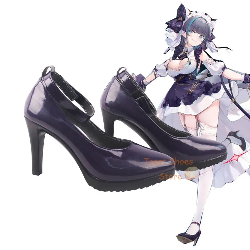 Game Azur Lane Cheshire Cosplay High-heeled Shoes Comic Game for Con Halloween Party Cosplay Costume Prop Lovely Sexy Style