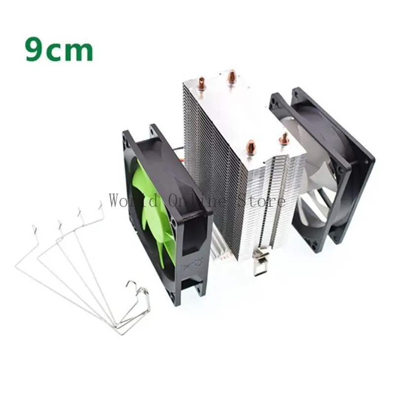 CPU Radiator Fan Hook Fixed Bracket Fan Buckle Elastic Stainless Steel Fan Buckle 2Pcs/ Set 87HC