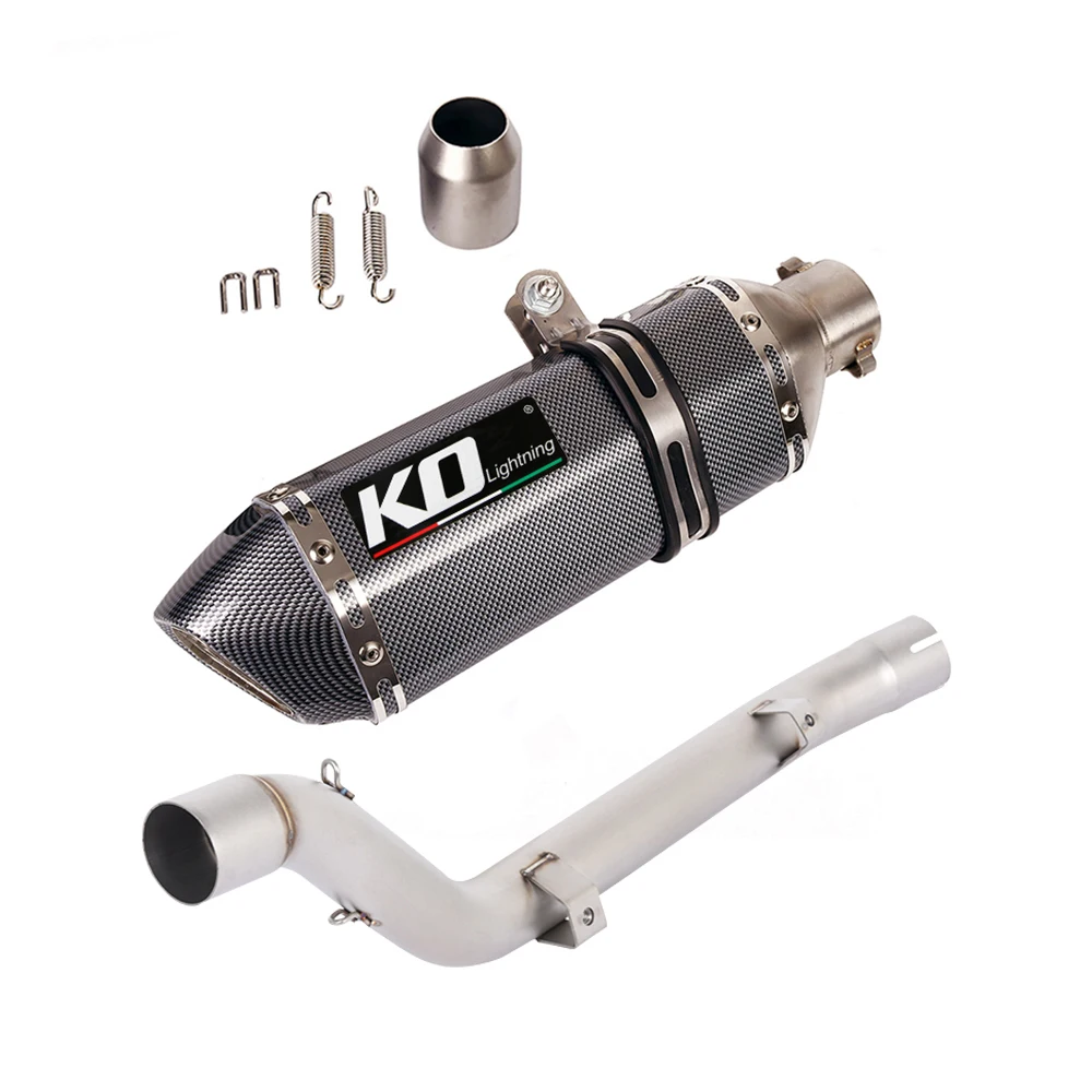 

For Suzuki DRZ400 S/E/SM 2000-2024 Motorcycle Exhaust Muffler Stainless Steel Middle Link Pipe With DB Killer