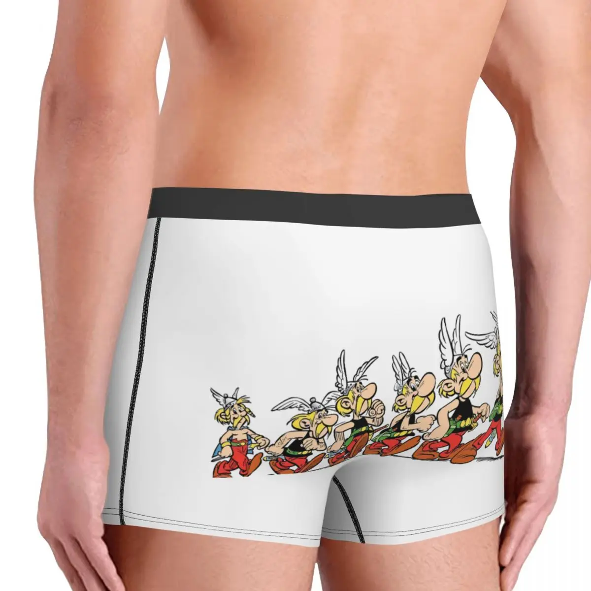 복서 팬티 반바지 아스테릭스와 오벨릭스 도그마틱스 팬티 남성 편안한 속옷 옴므 남자 남자친구 선물
