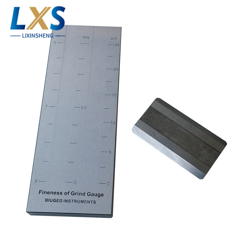 BGD242/1 (0-25um) Scale Value Hegman Gauge Double Groove Stainless Steel Fineness Grind Gauge For Ink
