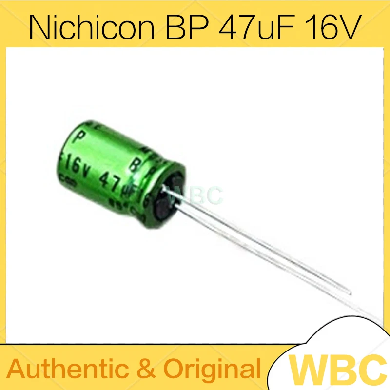 

47uF 16V NICHICON MUSE BP ES 8x11.5mm 16V47uF Top Grade Audio Capacitor Non Polar Nonpolar Bipolar UES1C470MPM