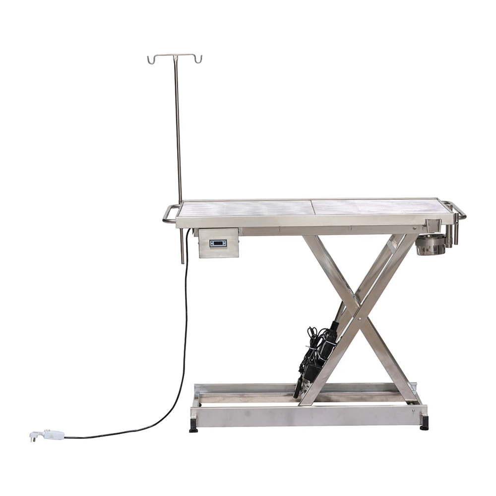 

Stainless Steel Electric Pet Dog Operating Veterinary Examination Surgical Table