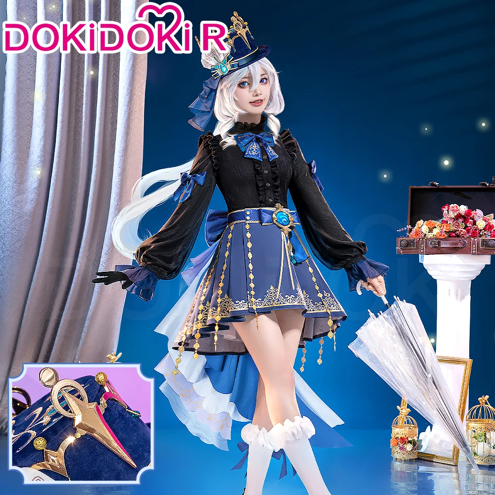 Furina Doujin Cosplay Costume Game Genshin Impact Costume DokiDoki-R Fontaine Furina Cosplay Lost Abyss Doujin Dress Focalors