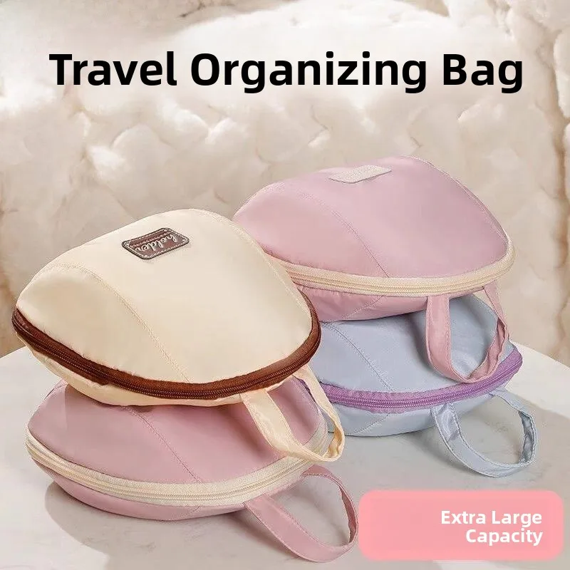 

Travel Portable Underwear Socks Clothes Storage Bag Three-In-One Undergarment Organizer Bag Carry-On Storage Solution