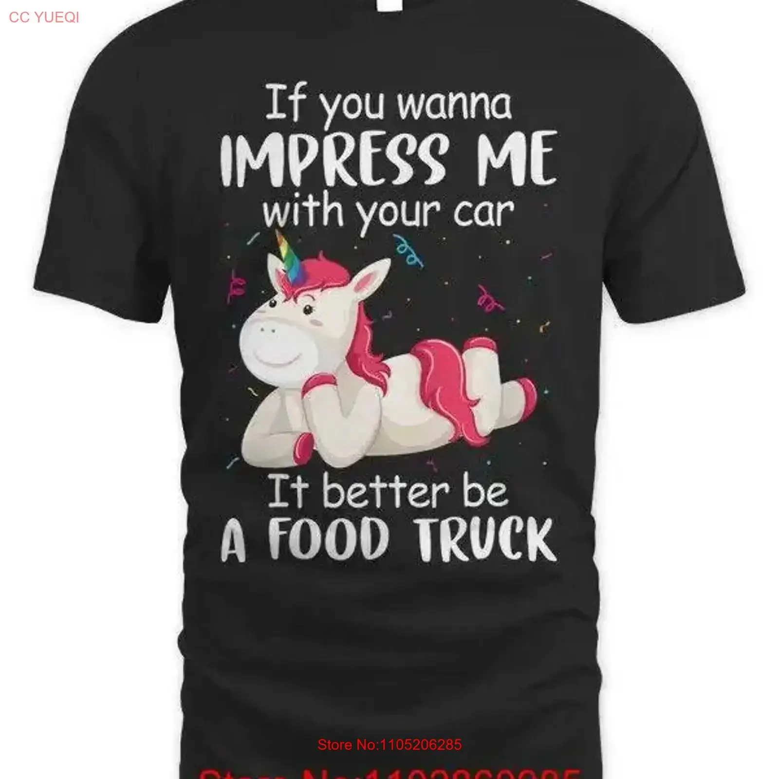 If You Wanna Impress Me With Your Car It Better Be A Food T Shirt vintage Washed Versatile Unisex Slightly Stylish homme