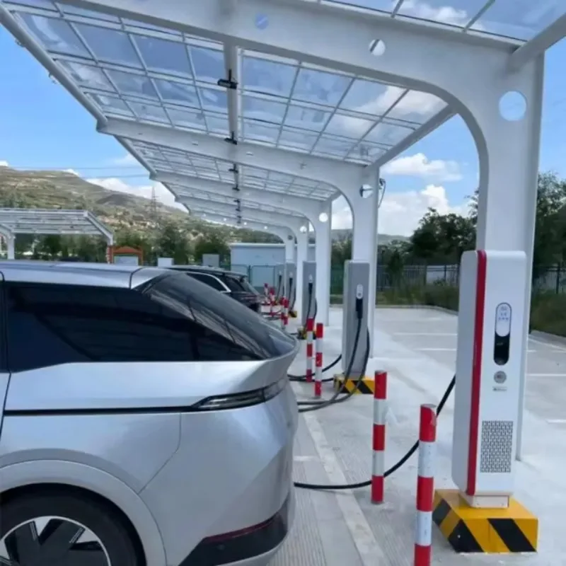 New Energy DC EV Charger Vehicle Charging Station Ocpp Fast DC Commercial EV Charger Level 3 Floor-mounted Charging Stations