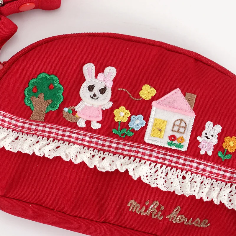 Children\'s Backpacks Japanese Cartoon Cute Bunny Bear Camera Bus Embroidery Crossbody Bag Canvas Bags Backpack for Kids Mochila