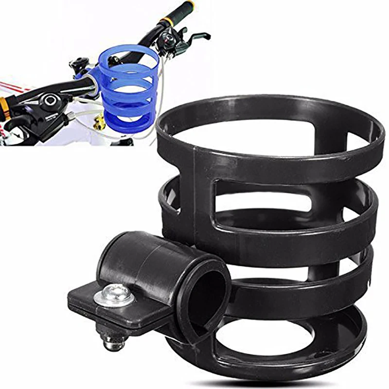 Bike Water Bottle Holder Bracket, 70mm Round Plastic Bicycle Water Bottle Cage For Road Bikes Mountain Bikes, Black