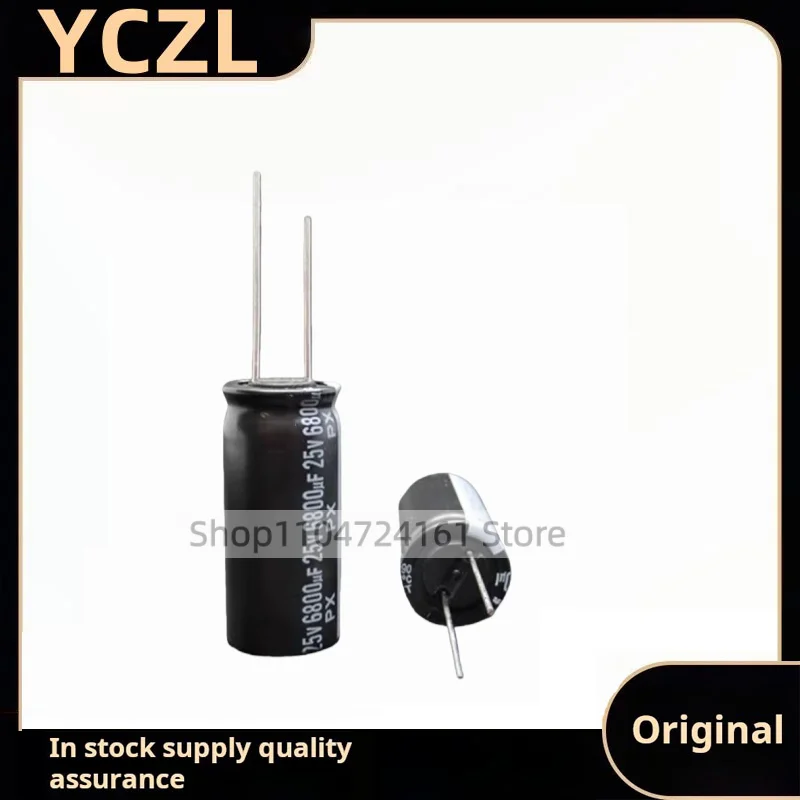 5PCS new genuine PX 25v6800uF imported electrolytic capacitor 16*35.5