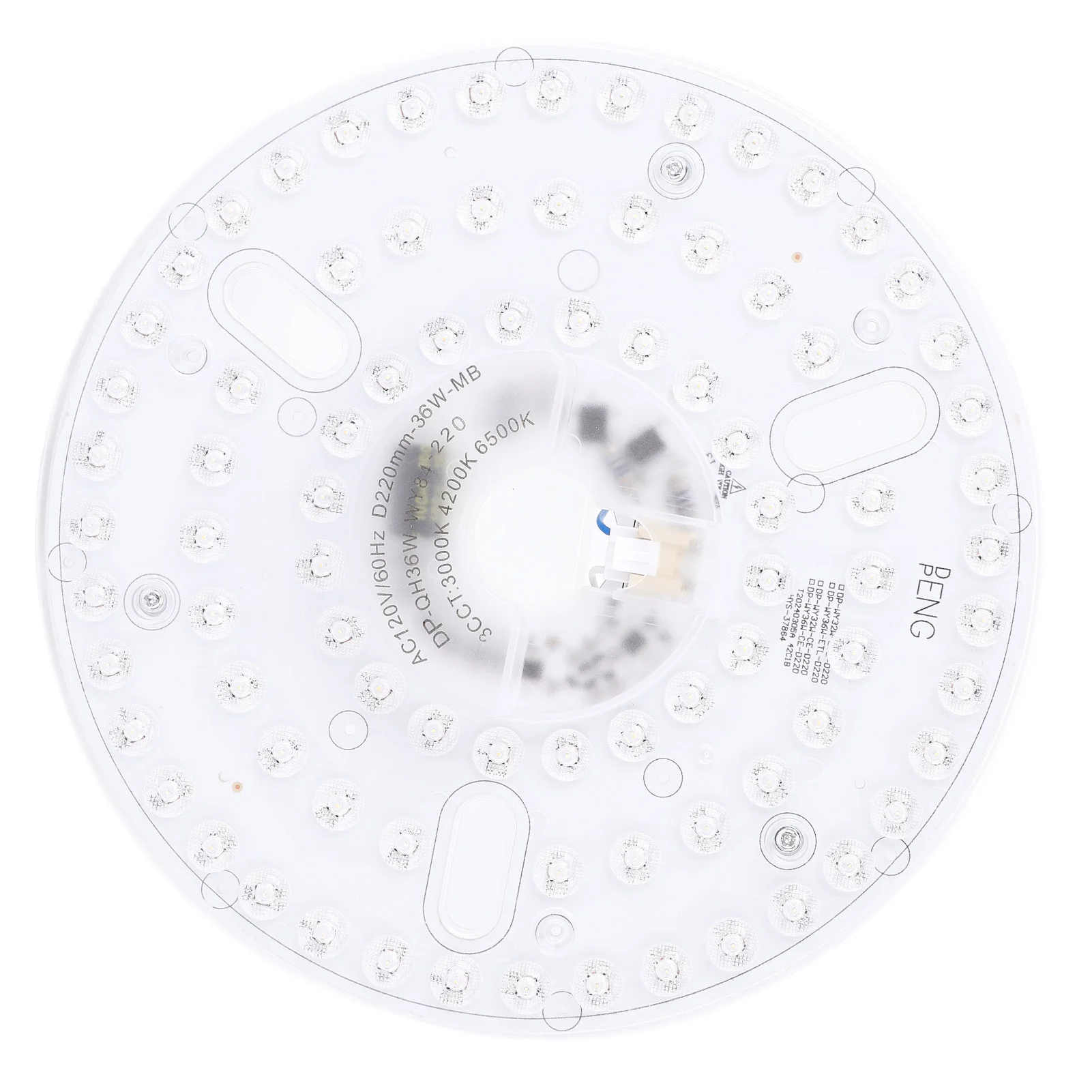 8.66inch 36W LED Light Engine Retrofit Magnetic Ceiling Fan LED Light Replacement 3CCT 3000K 4200K 6500K Dimmable Round